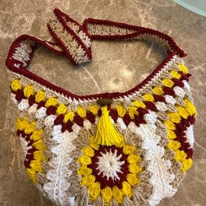 Handcrafted Multicolor Crochet Bag